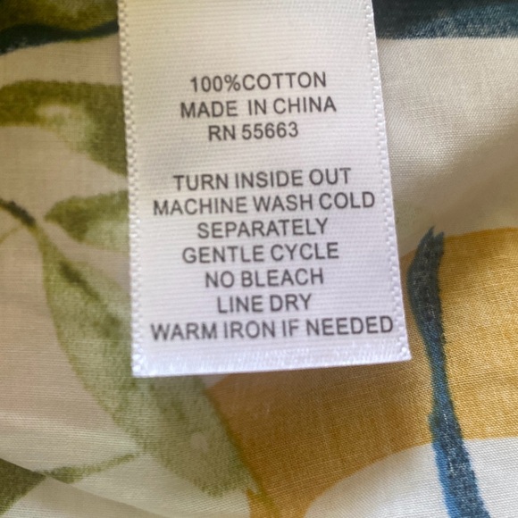 CYNTHIA ROWLEY 100% Cotton Popover V-Neck Tiered Floral Maxi Dress Size 1X NWT💫 - Picture 15 of 15